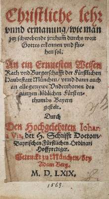 Bild Nr.1: 129-242 Via,J.: (Alte Drucke, Handschriften und Theologie)