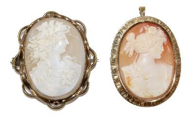 Bild Nr.1: 129-2429 Flora Göttin: (Schmuck, Broschen, Gemmen und Kameen)