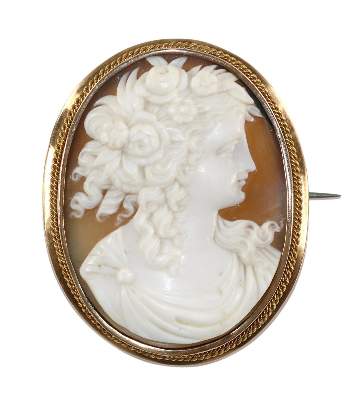Bild Nr.1: 129-2430 Flora Göttin: (Schmuck, Broschen, Gemmen und Kameen)