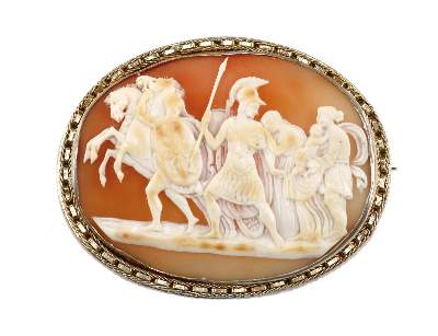 Bild Nr.1: 129-2464 Hector u. Andromecha.: (Schmuck, Broschen, Gemmen und Kameen)
