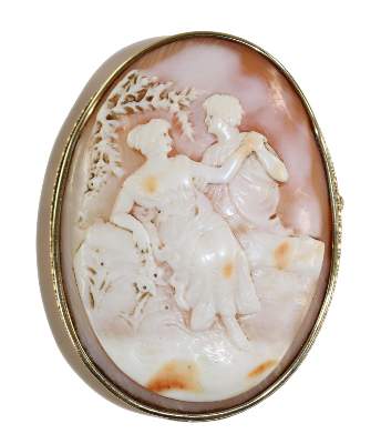 Bild Nr.1: 129-2491 Liebespaar: (Schmuck, Broschen, Gemmen und Kameen)