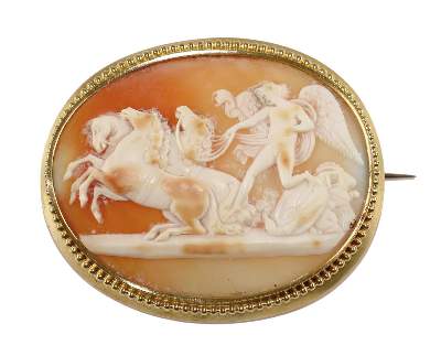 Bild Nr.1: 129-2529 Pferde Mars.: (Schmuck, Broschen, Gemmen und Kameen)