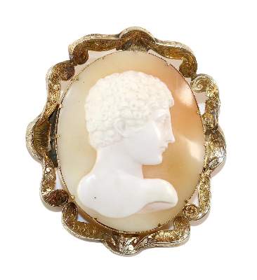 Bild Nr.1: 129-2531 Portrait eines Knaben.: (Schmuck, Broschen, Gemmen und Kameen)