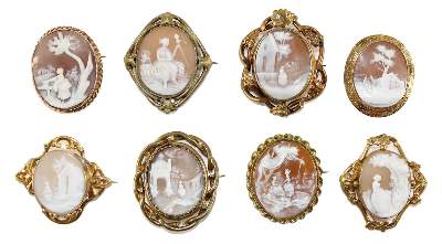 Bild Nr.1: 129-2554 Romantik.: (Schmuck, Broschen, Gemmen und Kameen)