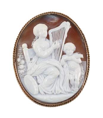 Bild Nr.1: 129-2567 Terphsicore: (Schmuck, Broschen, Gemmen und Kameen)