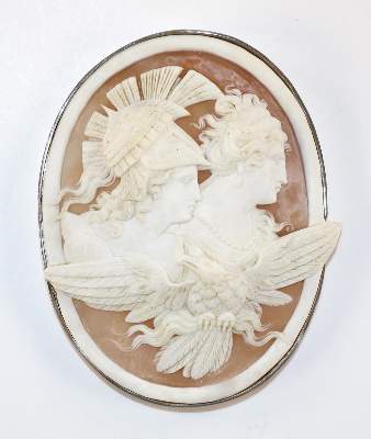 Bild Nr.1: 129-2579 Zeus u. Hera: (Schmuck, Broschen, Gemmen und Kameen)