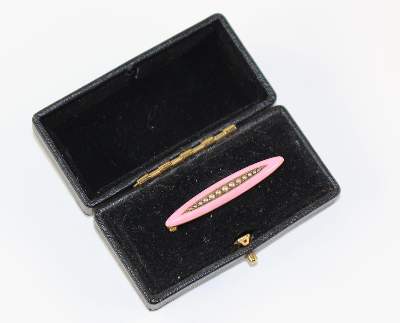 Bild Nr.2: 129-2587 Jugendstilbrosche 585 GG.: (Schmuck, Broschen)