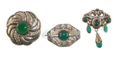 Bild Nr.1: 129-2591 Jugendstilbroschen: (Schmuck, Broschen)