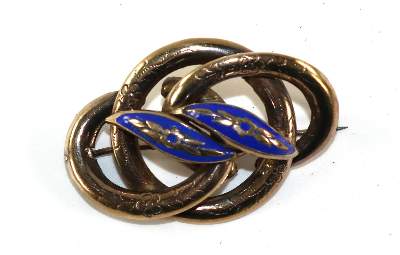 Bild Nr.1: 129-2623 Schleifenbrosche.: (Schmuck, Broschen)