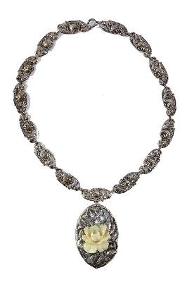 Bild Nr.1: 129-2630 Art Déco Prachtcollier.: (Schmuck, Colliers)