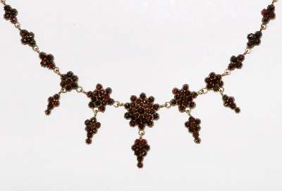Bild Nr.1: 129-2646 Granatcollier.: (Schmuck, Colliers)