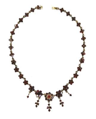Bild Nr.2: 129-2647 Granatcollier.: (Schmuck, Colliers)
