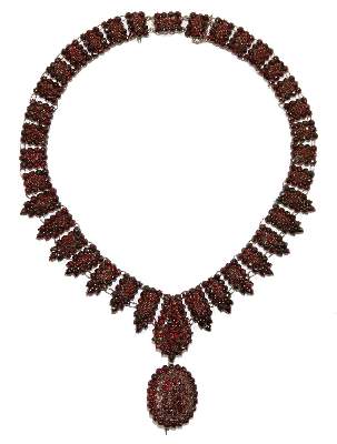 Bild Nr.1: 129-2648 Granatcollier.: (Schmuck, Colliers)