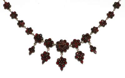 Bild Nr.1: 129-2649 Granatcollier.: (Schmuck, Colliers)