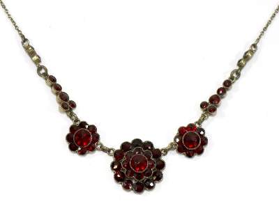 Bild Nr.1: 129-2650 Granatcolliers.: (Schmuck, Colliers)