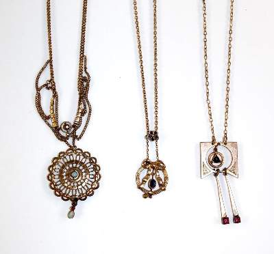 Bild Nr.1: 129-2656 Jugendstilcolliers.: (Schmuck, Colliers)