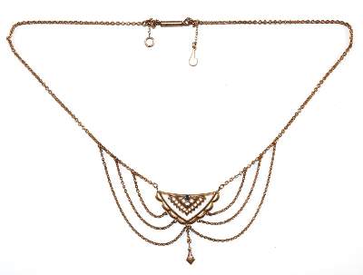 Bild Nr.3: 129-2659 Jugendstilcolliers.: (Schmuck, Colliers)