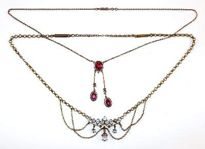Bild Nr.1: 129-2660 Jugendstilcolliers.: (Schmuck, Colliers)
