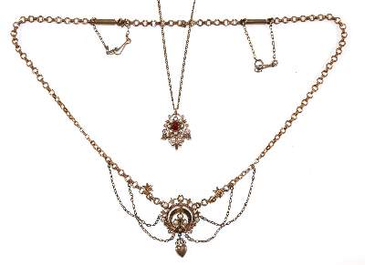 Bild Nr.1: 129-2663 Jugendstilcolliers.: (Schmuck, Colliers)