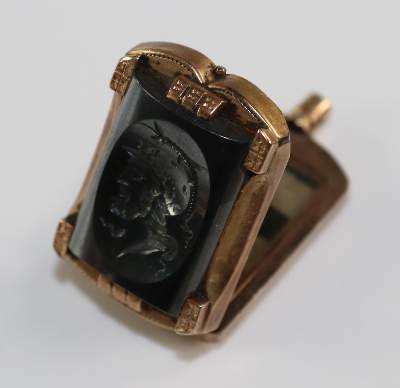 Bild Nr.2: 129-2683 10 Hämatitgemmen: (Schmuck, Gemmen, Hämatit)