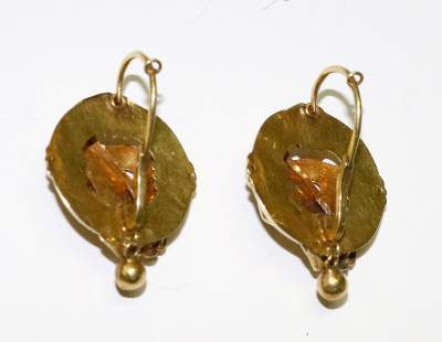 Bild Nr.2: 129-2728 Biedermeier Ohrringe.: (Schmuck, Ohrringe)