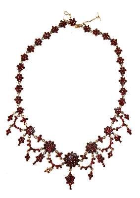 Bild Nr.1: 129-2732 Prächtiges Granatcollier.: (Schmuck)