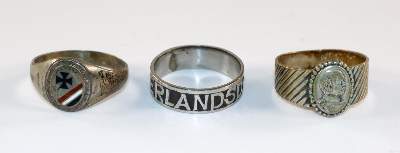 Bild Nr.1: 129-2747 Patriotische Ringe.: (Schmuck, Ringe)