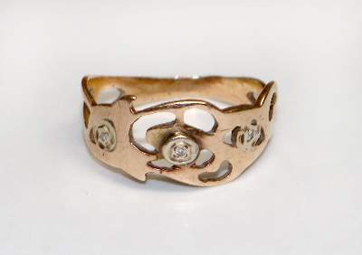 Bild Nr.1: 129-2749 Sovjetunion Ring: (Schmuck, Ringe)