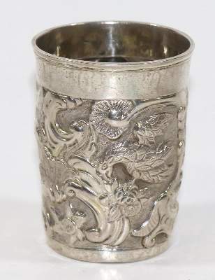 Bild Nr.1: 129-2768 Barockbecher Moskau.: (Silber, Russland)