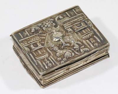 Bild Nr.3: 129-2776 Silbertabatiere: (Silber)