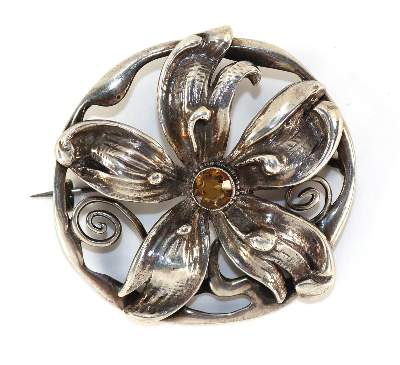 Bild Nr.1: 129-2842 Blumenbrosche: (Theodor Fahrner, Broschen)