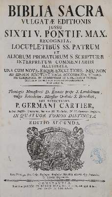 Bild Nr.1: 129-29 Biblia latino-germanica.: (Bibeln)
