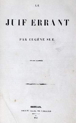 Bild Nr.1: 129-292 Sue,E.: (Judaica)