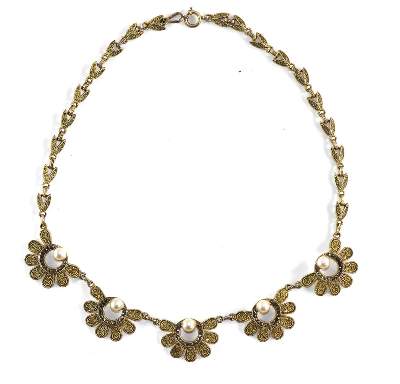 Bild Nr.1: 129-2927 Aufwendiges Collier: (Theodor Fahrner, Colliers)