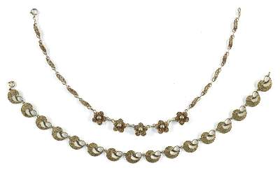 Bild Nr.1: 129-2936 Zwei Colliers.: (Theodor Fahrner, Colliers)
