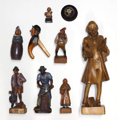 Bild Nr.1: 129-2953 Schnitzfiguren.: (Volkskunst)