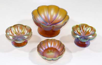 Bild Nr.1: 129-2969 Vier Schalen,: (WMF MYRA, Schalen)