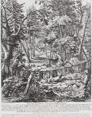 Bild Nr.1: 129-3072 Jagdkunst.: (Varia, Jagd, Ridinger)