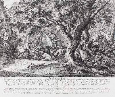 Bild Nr.11: 129-3072 Jagdkunst.: (Varia, Jagd, Ridinger)