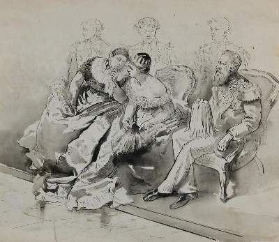 Bild Nr.4: 129-3150 Zeichnungen.: (Varia)