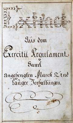 Bild Nr.1: 129-342 Extract: (Militaria, Handschriften)