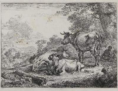 Bild Nr.1: 129-3469 Berchem, Nicolaes: (Künstlergraphik)