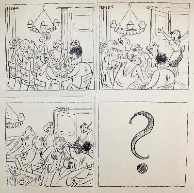 Bild Nr.1: 129-3587 Mauder, Josef: (Künstlergraphik, Fliegende Blätter, Vorzeichnung)