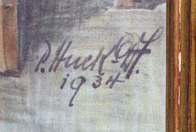 Bild Nr.2: 129-3677 Huck,P.: (Künstlergraphik)