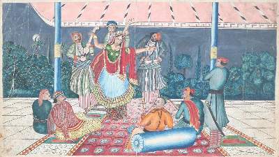 Bild Nr.1: 129-3682 Indo-persischer Kulturkreis.: (Künstlergraphik)