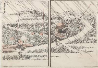 Bild Nr.1: 129-3694 Hokusai, Katsushika: (Künstlergraphik, Japan)