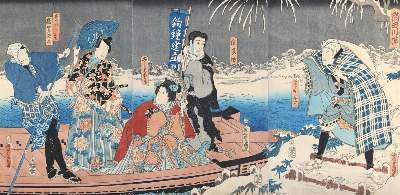 Bild Nr.1: 129-3698 Kunisada, Utagawa: (Künstlergraphik, Japan)