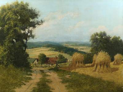 Bild Nr.3: 129-3791 Landschaften.: (Künstlergraphik)