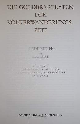 Bild Nr.1: 129-380 Hauck,K.: (Numismatik u. Siegelkunde, Medaillen)