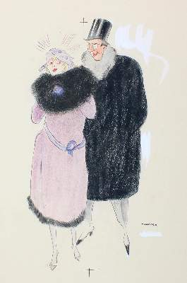 Bild Nr.1: 129-3852 Mauder, Josef: (Künstlergraphik, Meggendorfer-Blätter, Vorzeichnung)
